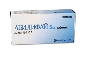 АБИЛИФАЙ (Арипипразол) 5мг №28