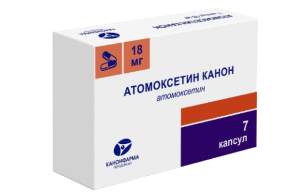 Атомоксетин Канон 18 мг капсулы 7 шт